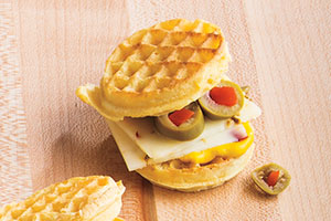 Mini Waffle Sandwiches