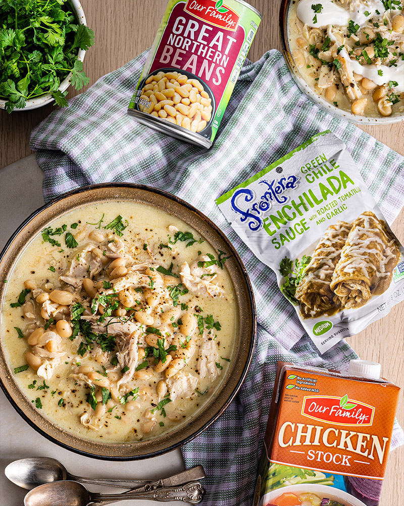 5-Ingredient White Chicken Chili Recipe