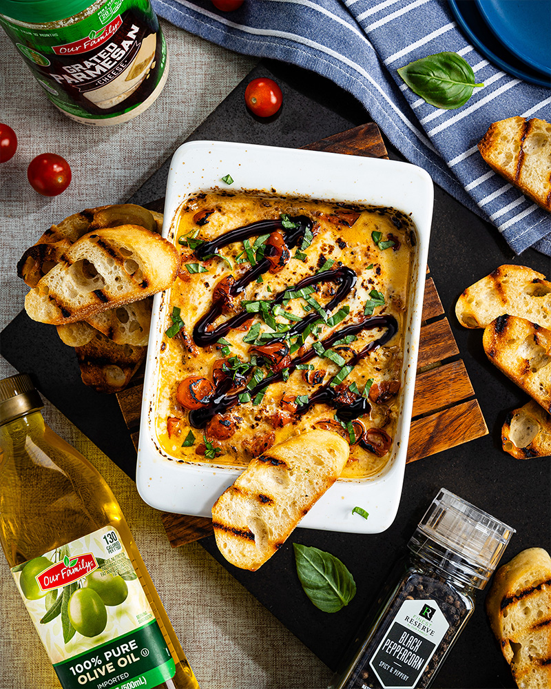 Grilled Caprese Dip
