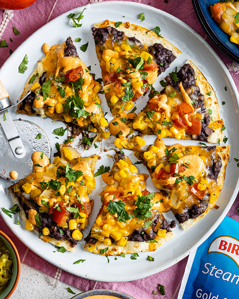 Southwest Tortilla Pizzas