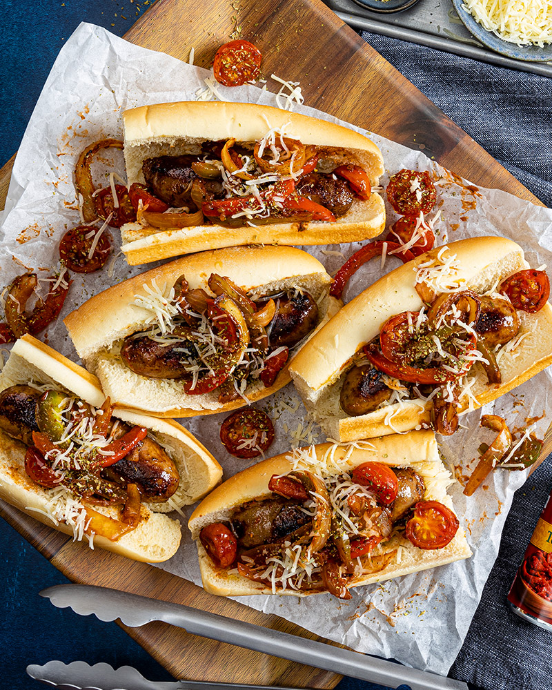 Tailgate Sausage Heros