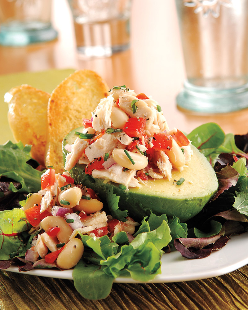 Tuscan Tuna, White Bean & Avocado Salad - Eat Smart Be Well