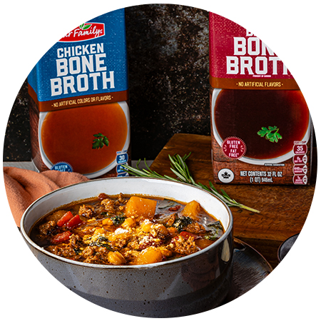 Hearty Autumn Bone Broth Soup