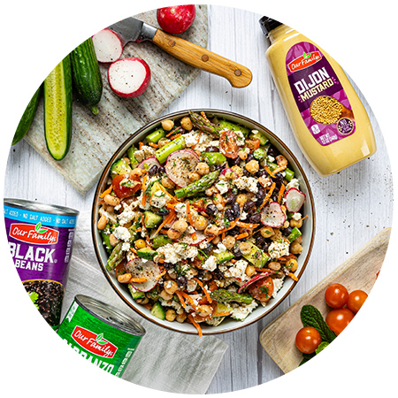 >Spring Dense Bean Salad 